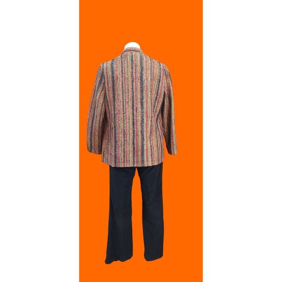 Pre-90's Trissi Rayon/Poly Blend Multi Color Blazer - Picture 8 of 11